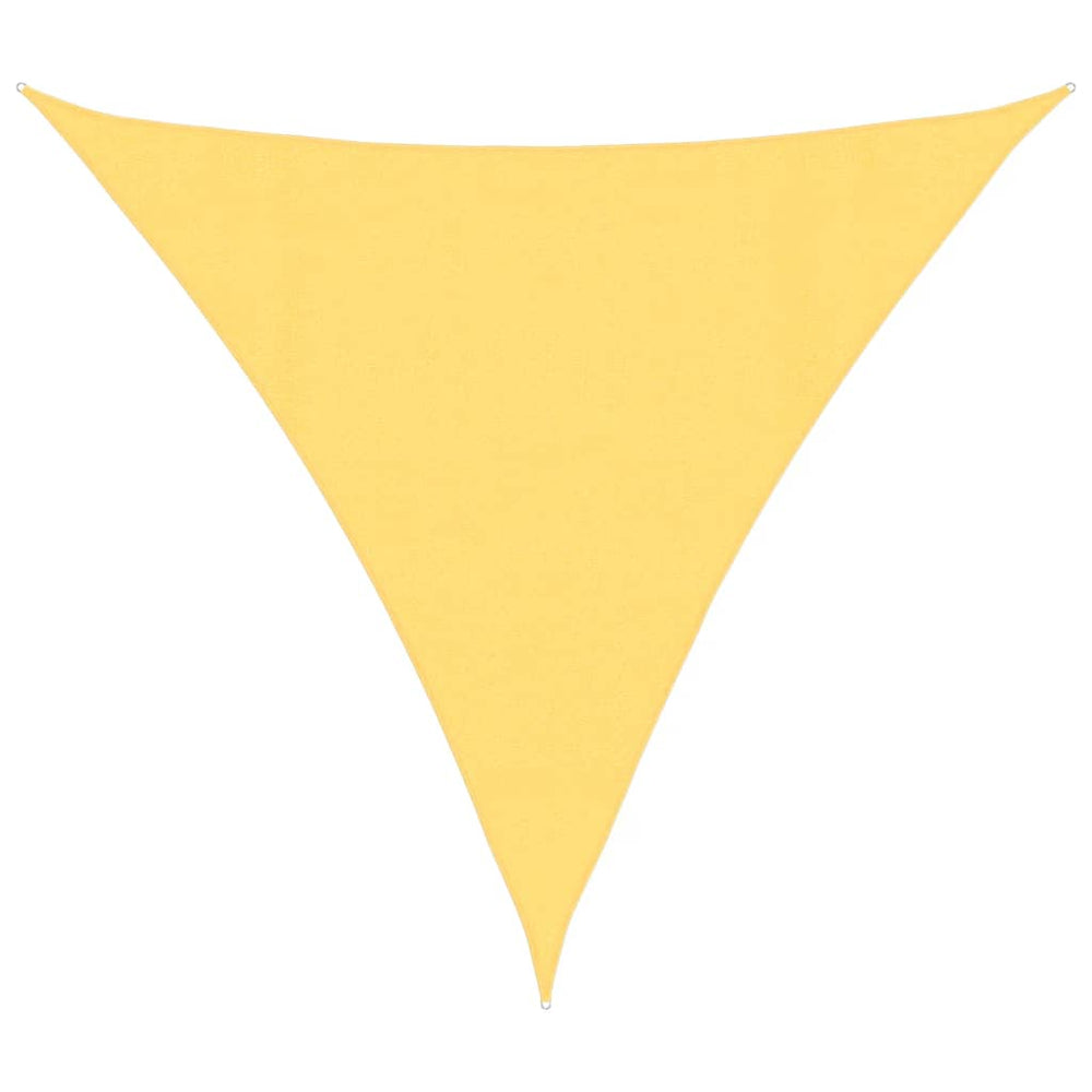 vidaXL Sun Shade Sail 160 g/m² Beige 4x4x4 m HDPE