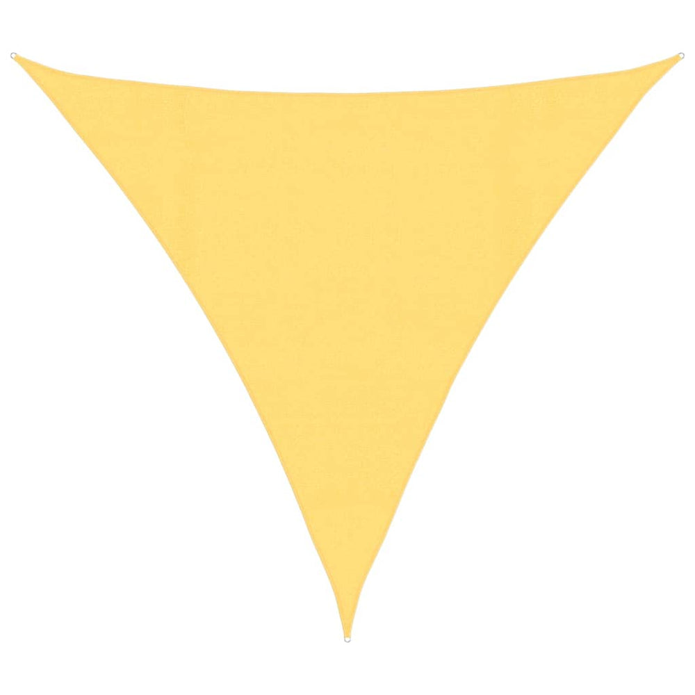 vidaXL Sun Shade Sail 160 g/m² Beige 4.5x4.5x4.5 m HDPE