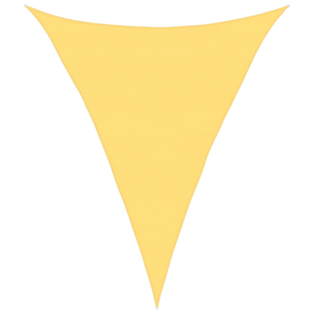 vidaXL Sun Shade Sail 160 g/m² Beige 5x6x6 m HDPE