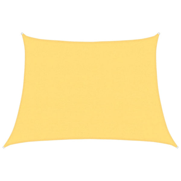 Sonnensegel 160 g/m² Beige 4/5x3 m HDPE