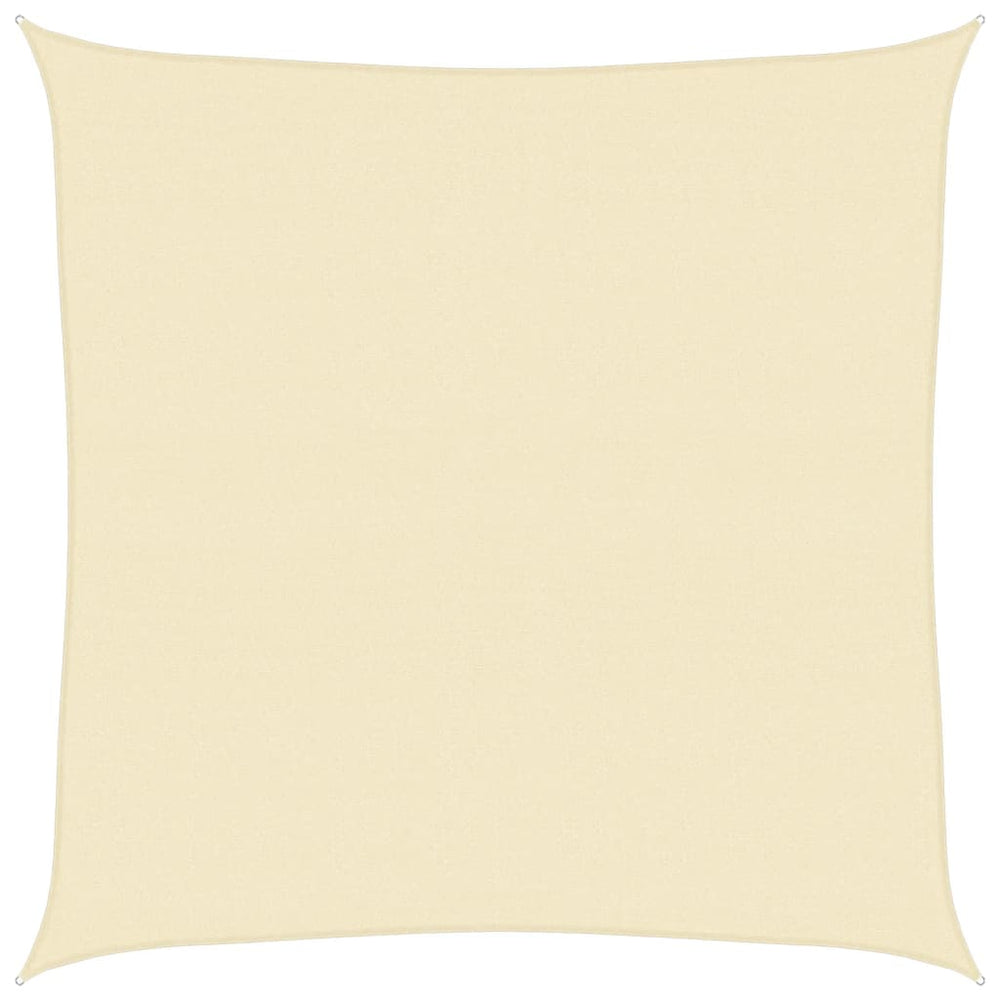vidaXL Sun Shade Sail 160 g/m² Cream 4x4 m HDPE
