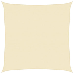 Sonnensegel 160 g/m² Creme 4x4 m HDPE
