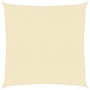 Sonnensegel 160 g/m² Creme 5x5 m HDPE