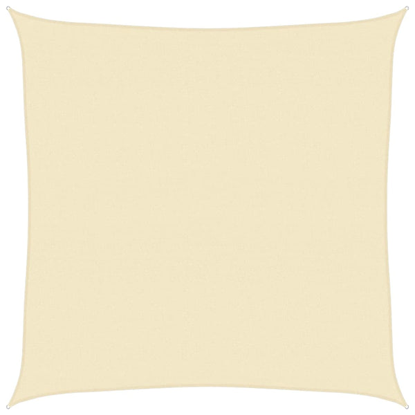Sonnensegel 160 g/m² Creme 5x5 m HDPE