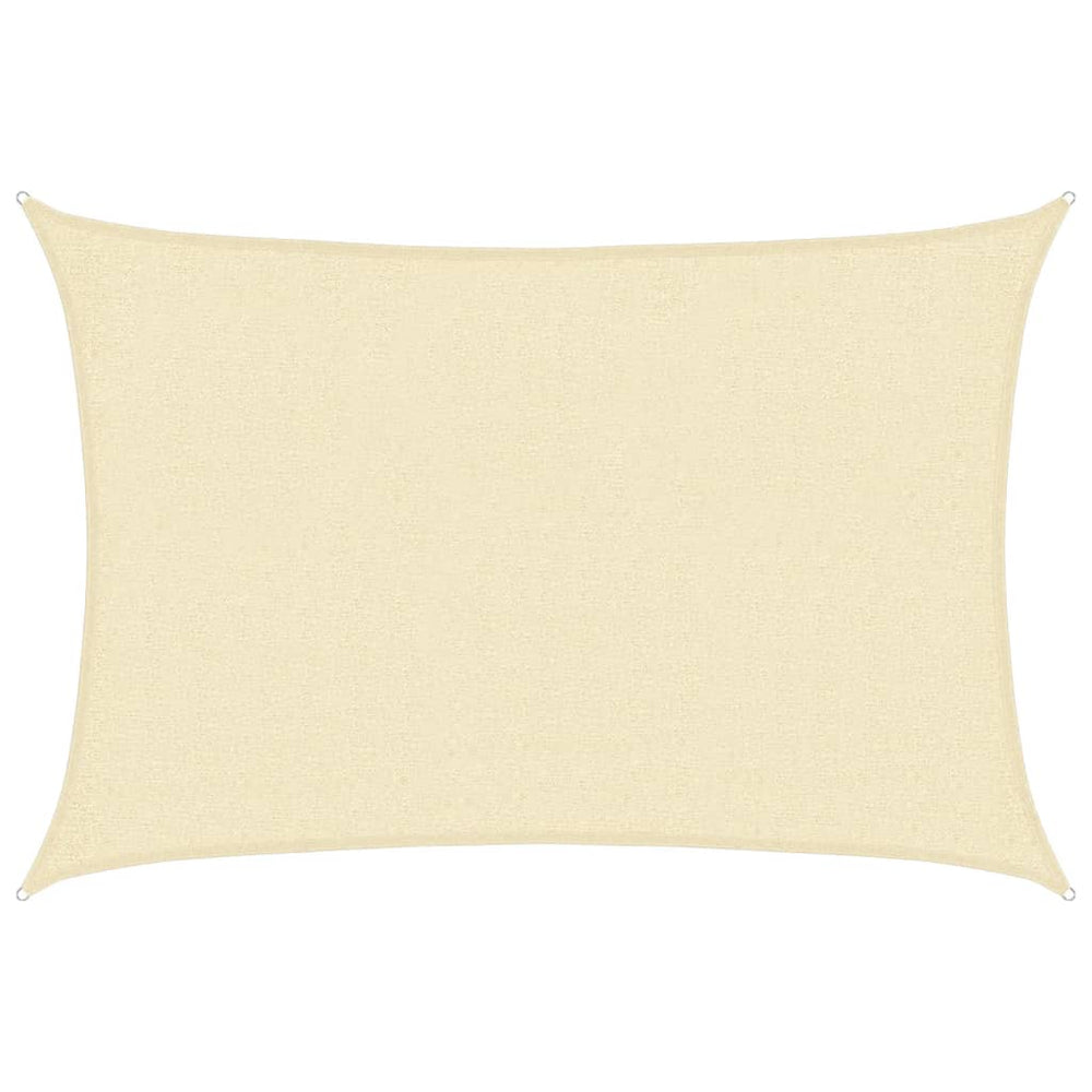 vidaXL Sun Shade Sail 160 g/m² Cream 2x2.5 m HDPE