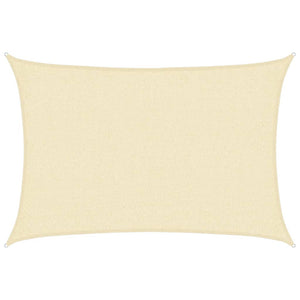 Sonnensegel 160 g/m² Creme 2x2,5 m HDPE