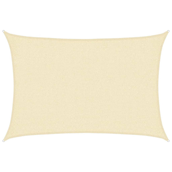 Sonnensegel 160 g/m² Creme 2x2,5 m HDPE