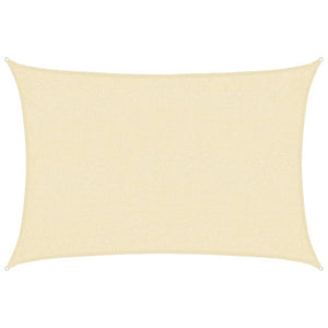 Sonnensegel 160 g/m² Creme 2x3 m HDPE