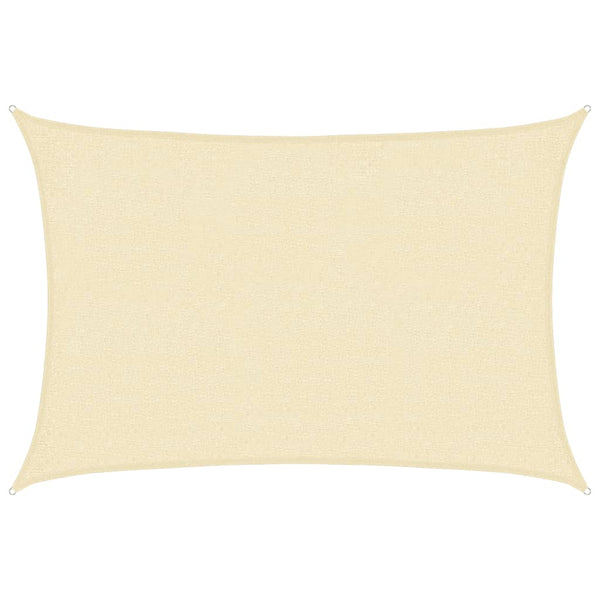Sonnensegel 160 g/m² Creme 2x3 m HDPE