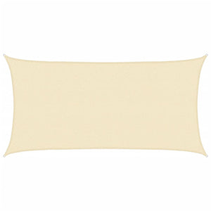 Sonnensegel 160 g/m² Creme 2x3,5 m HDPE
