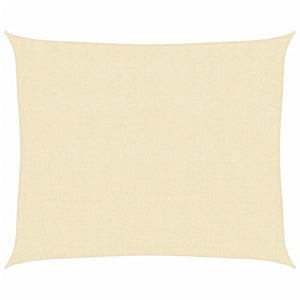 Sonnensegel 160 g/m² Creme 2,5x3 m HDPE
