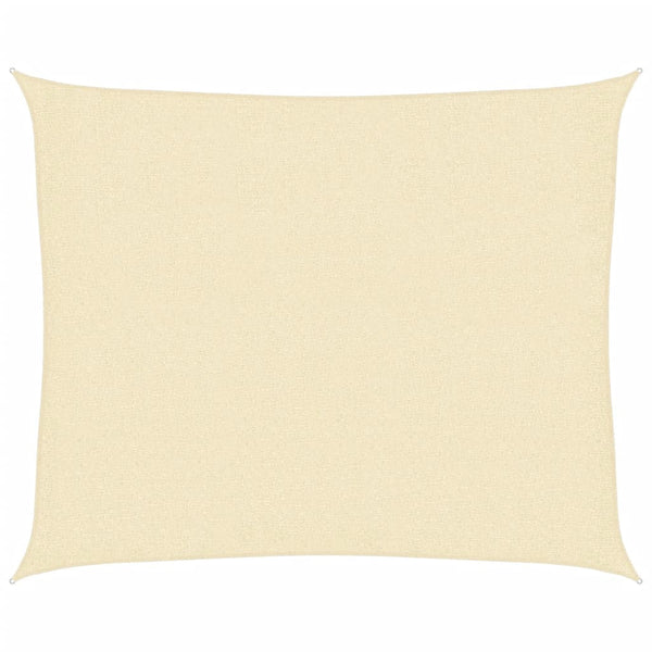 Sonnensegel 160 g/m² Creme 2,5x3 m HDPE