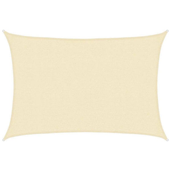 Sonnensegel 160 g/m² Creme 2,5x3,5 m HDPE