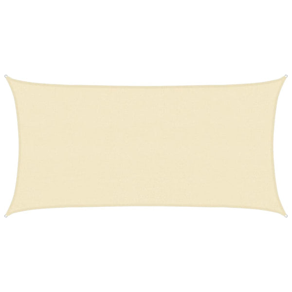 Sonnensegel 160 g/m² Creme 2,5x4,5 m HDPE