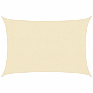Sonnensegel 160 g/m² Creme 3x4 m HDPE