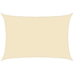 Sonnensegel 160 g/m² Creme 3x4,5 m HDPE