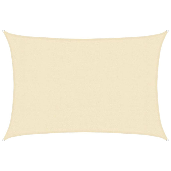 Sonnensegel 160 g/m² Creme 3x4,5 m HDPE