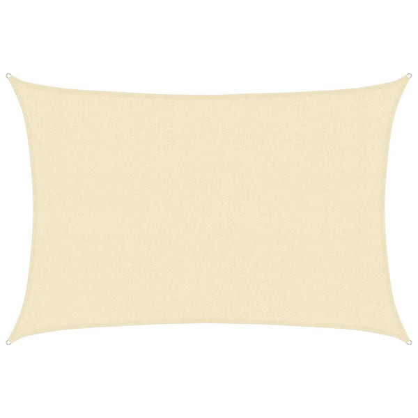 Sonnensegel 160 g/m² Creme 3x5 m HDPE