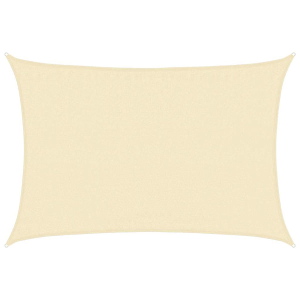 Sonnensegel 160 g/m² Creme 3,5x5 m HDPE