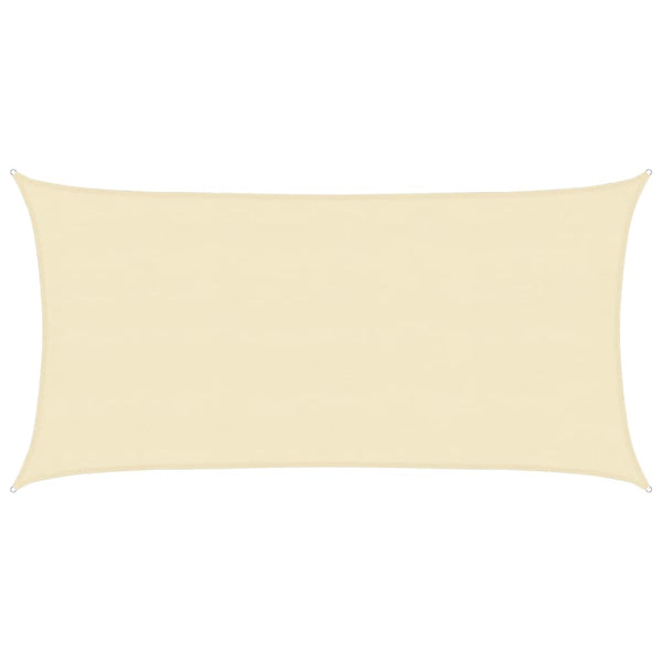 Sonnensegel 160 g/m² Creme 4x7 m HDPE