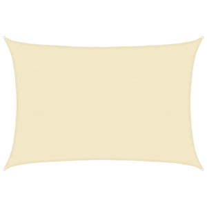Sonnensegel 160 g/m² Creme 5x7 m HDPE
