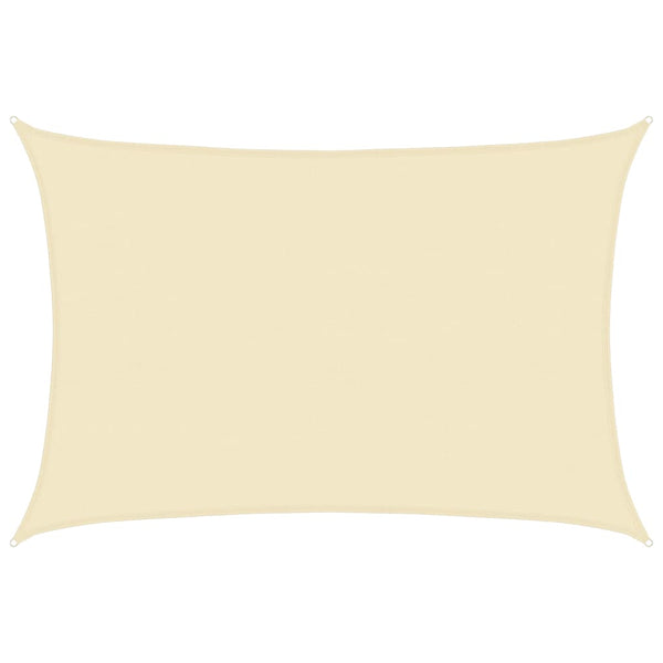 Sonnensegel 160 g/m² Creme 5x7 m HDPE