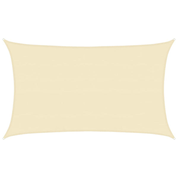 Sonnensegel 160 g/m² Creme 5x8 m HDPE