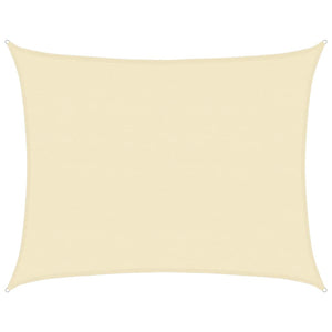 Sonnensegel 160 g/m² Creme 6x7 m HDPE