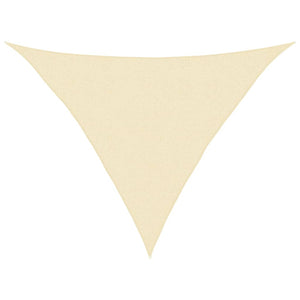 Sonnensegel 160 g/m² Cremeweiß 2,5x2,5x3,5 m HDPE