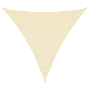 Sonnensegel 160 g/m² Creme 3x3x3 m HDPE