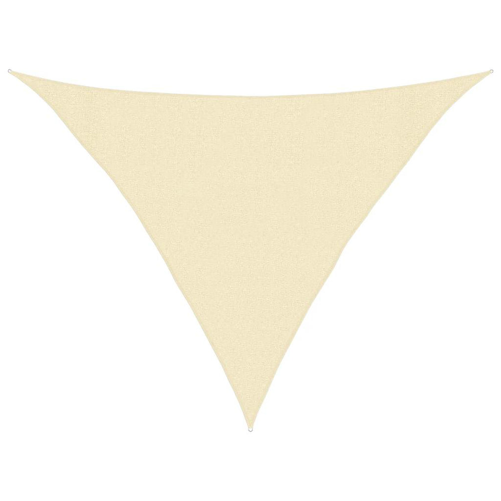 vidaXL Sun Shade Sail 160 g/m² Cream 3x3x4.2 m HDPE