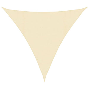 Sonnensegel 160 g/m² Creme 4x4x4 m HDPE