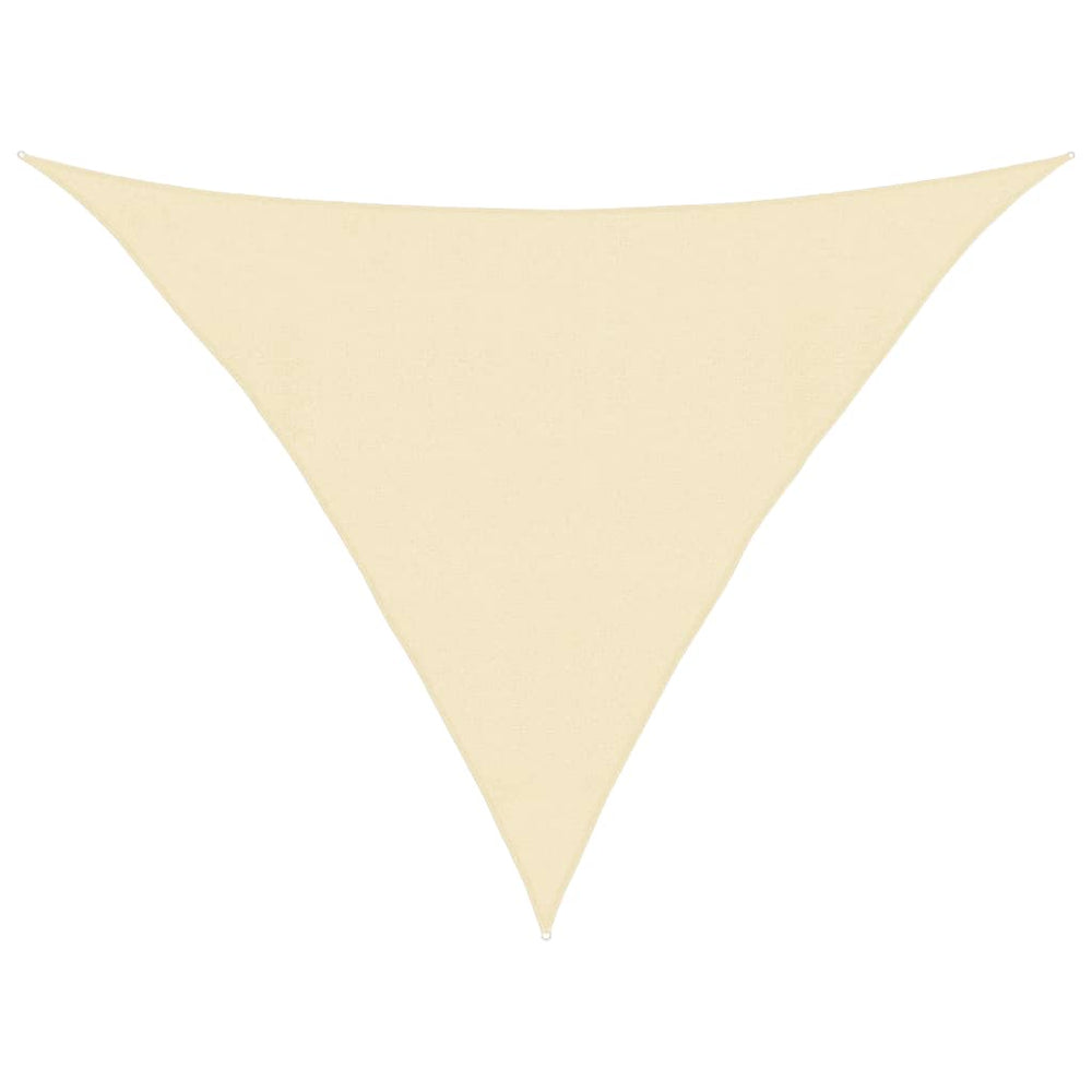 vidaXL Sun Shade Sail 160 g/m² Cream 4x4x5.8 m HDPE