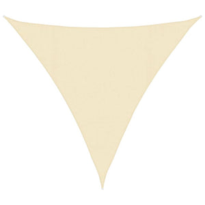 Sonnensegel 160 g/m² Creme 4,5x4,5x4,5 m HDPE