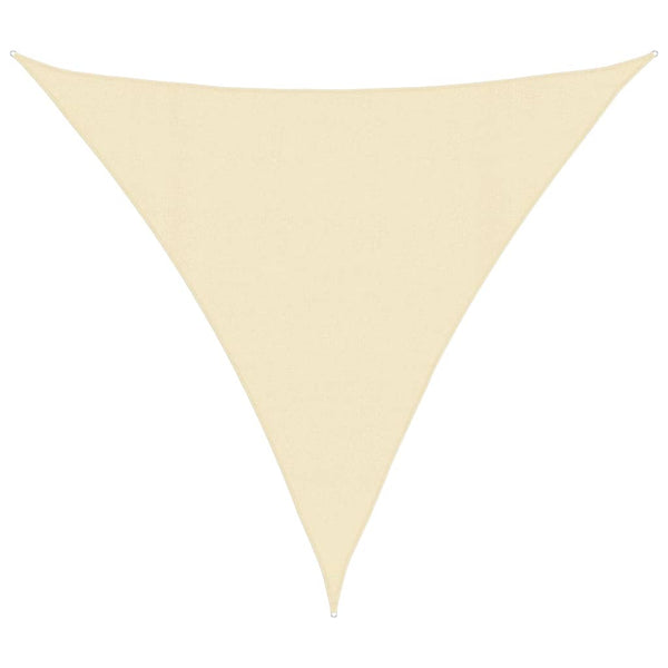 Sonnensegel 160 g/m² Creme 4,5x4,5x4,5 m HDPE