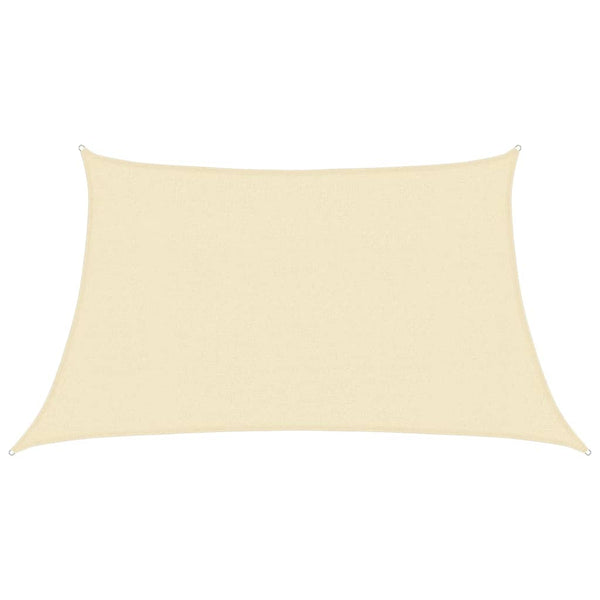 Sonnensegel 160 g/m² Creme 3/4x2 m HDPE