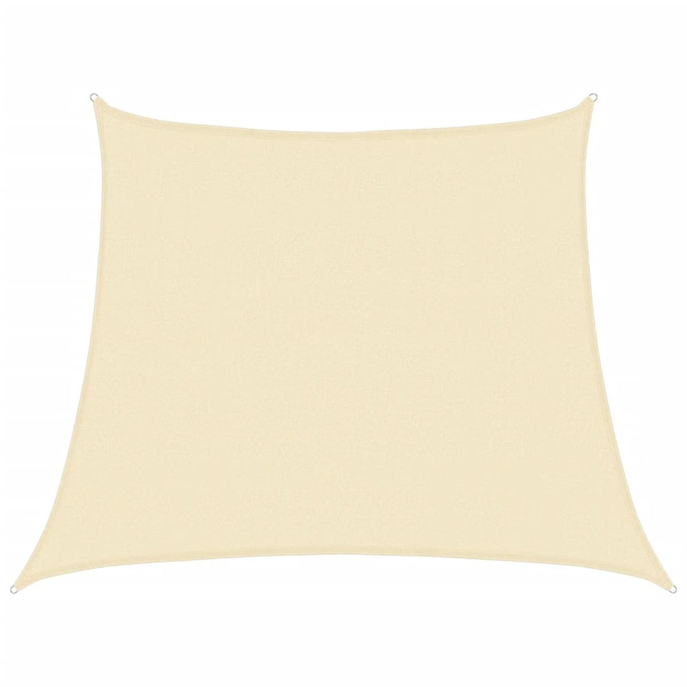 vidaXL Sun Shade Sail 160 g/m² Cream 3/4x3 m HDPE