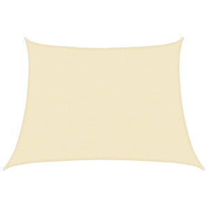 Sonnensegel 160 g/m² Cremeweiß 4/5x3 m HDPE