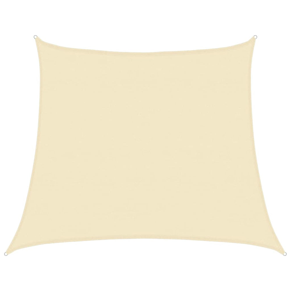 vidaXL Sun Shade Sail 160 g/m² Cream 4/5x4 m HDPE