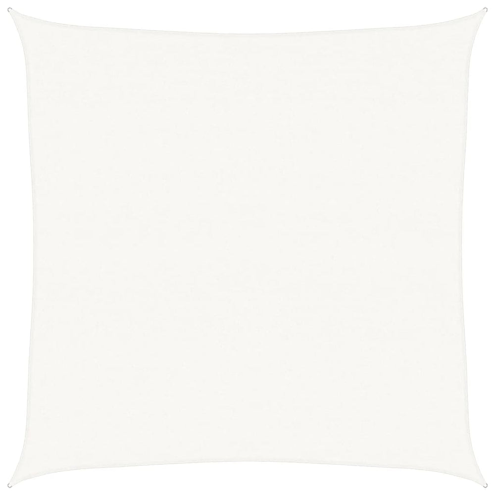 vidaXL Sun Shade Sail 160 g/m² White 6x6 m HDPE