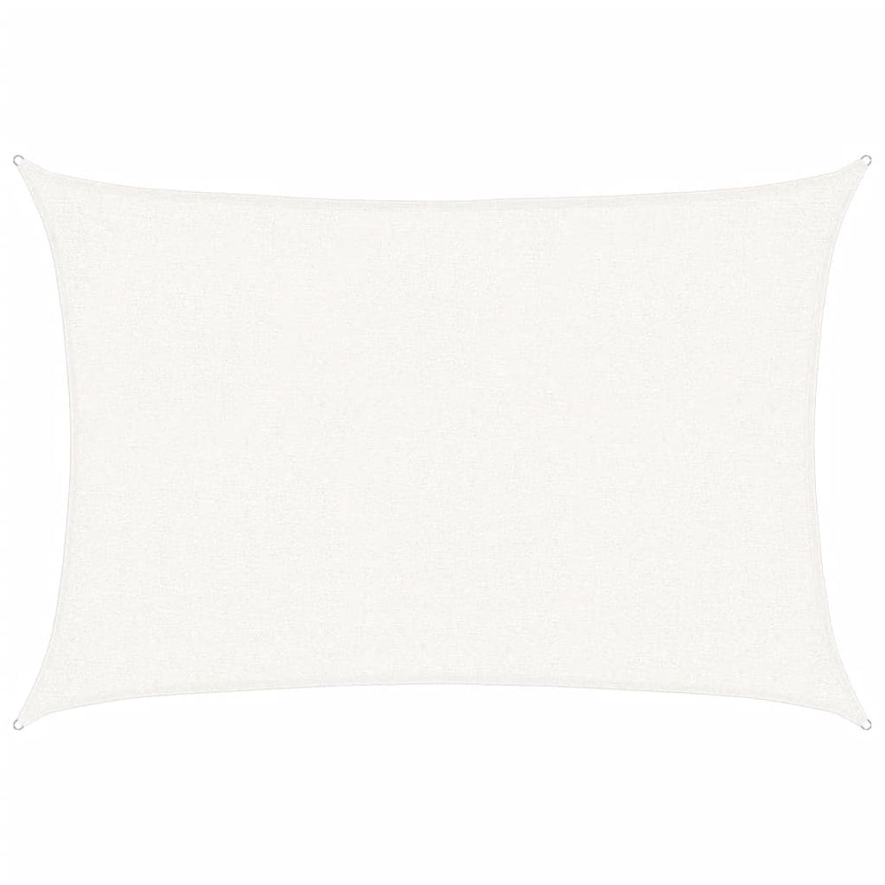 vidaXL Sun Shade Sail 160 g/m² White 2x2.5 m HDPE