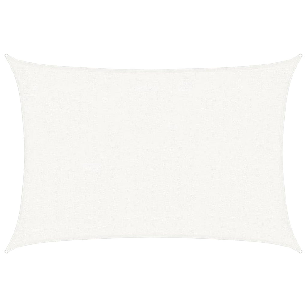 vidaXL HDPE Sun Shade Sail 160 g/m² White 2x3 m