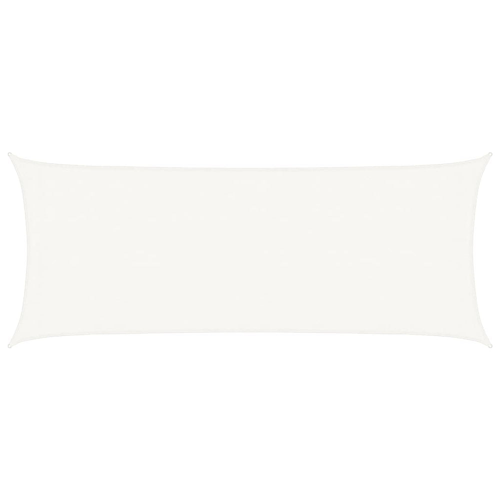 vidaXL HDPE Sun Shade Sail 160 g/m² White 2x5 m