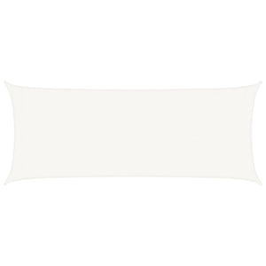 Sonnensegel 160 g/m² Weiß 2x5 m HDPE