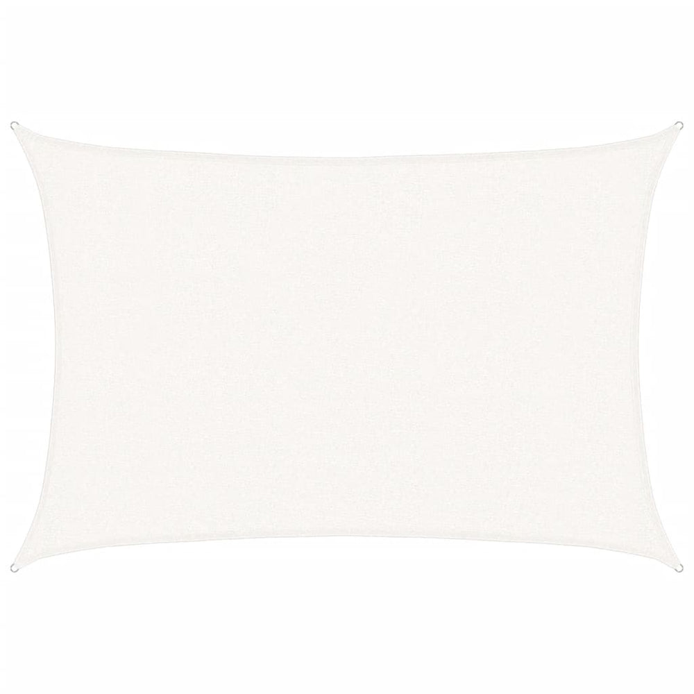 vidaXL HDPE Sun Shade Sail 160 g/m² White 2.5x3.5 m