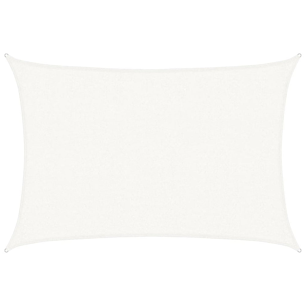 vidaXL Sun Shade Sail 160 g/m² White 2.5x4 m HDPE