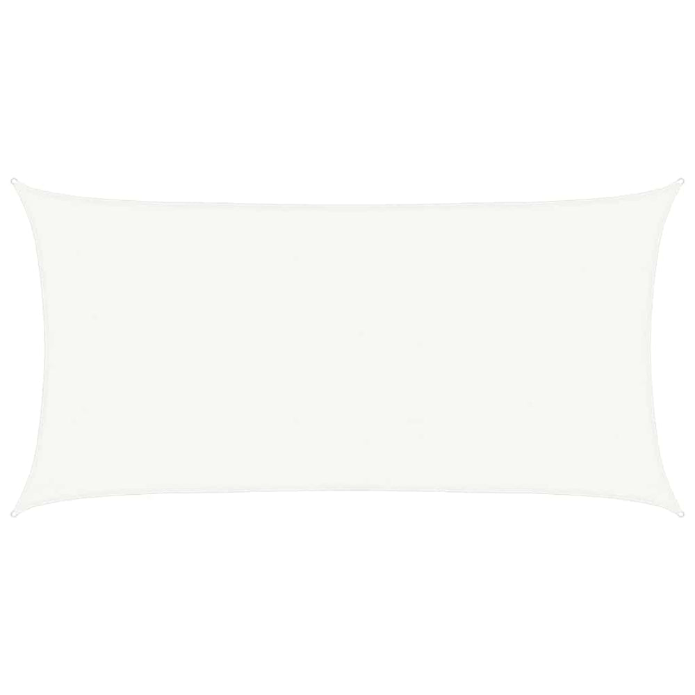 vidaXL HDPE Sun Shade Sail 160 g/m² White 2.5x4.5 m