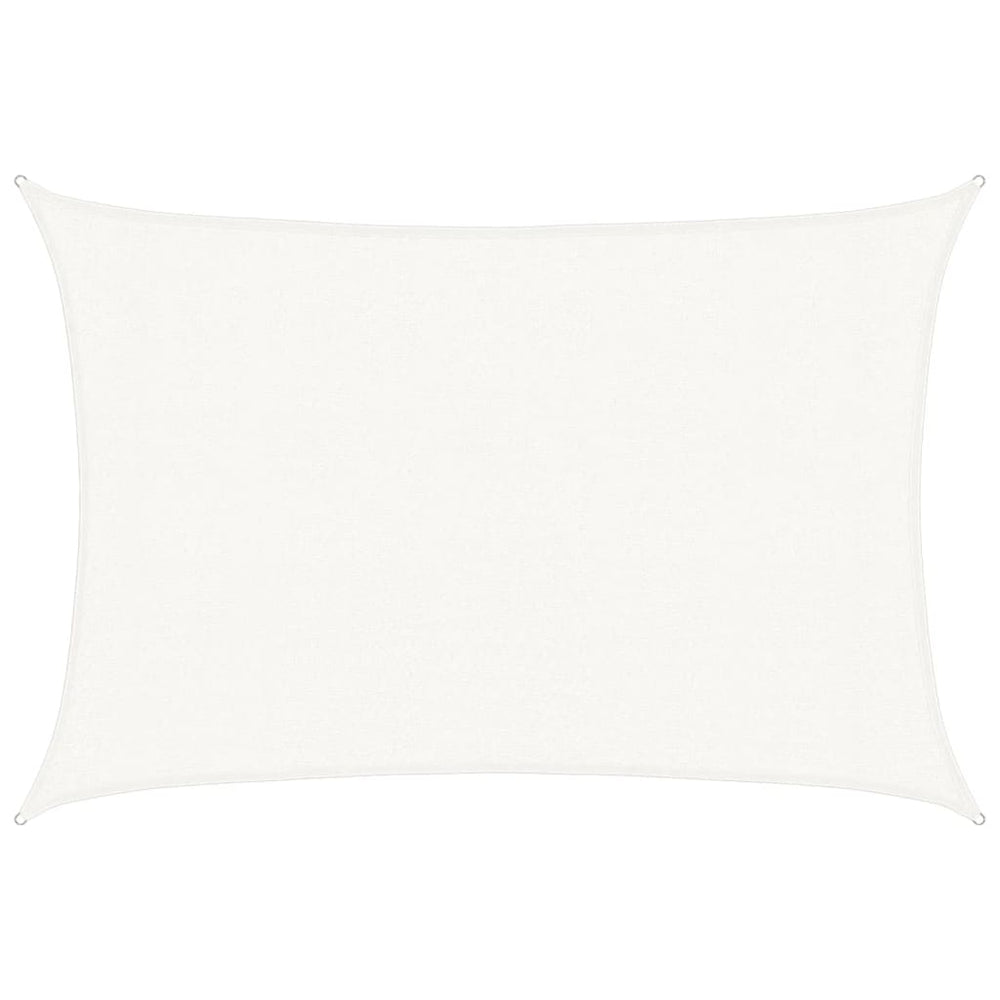 vidaXL Sun Shade Sail 160 g/m² White 3x4 m HDPE