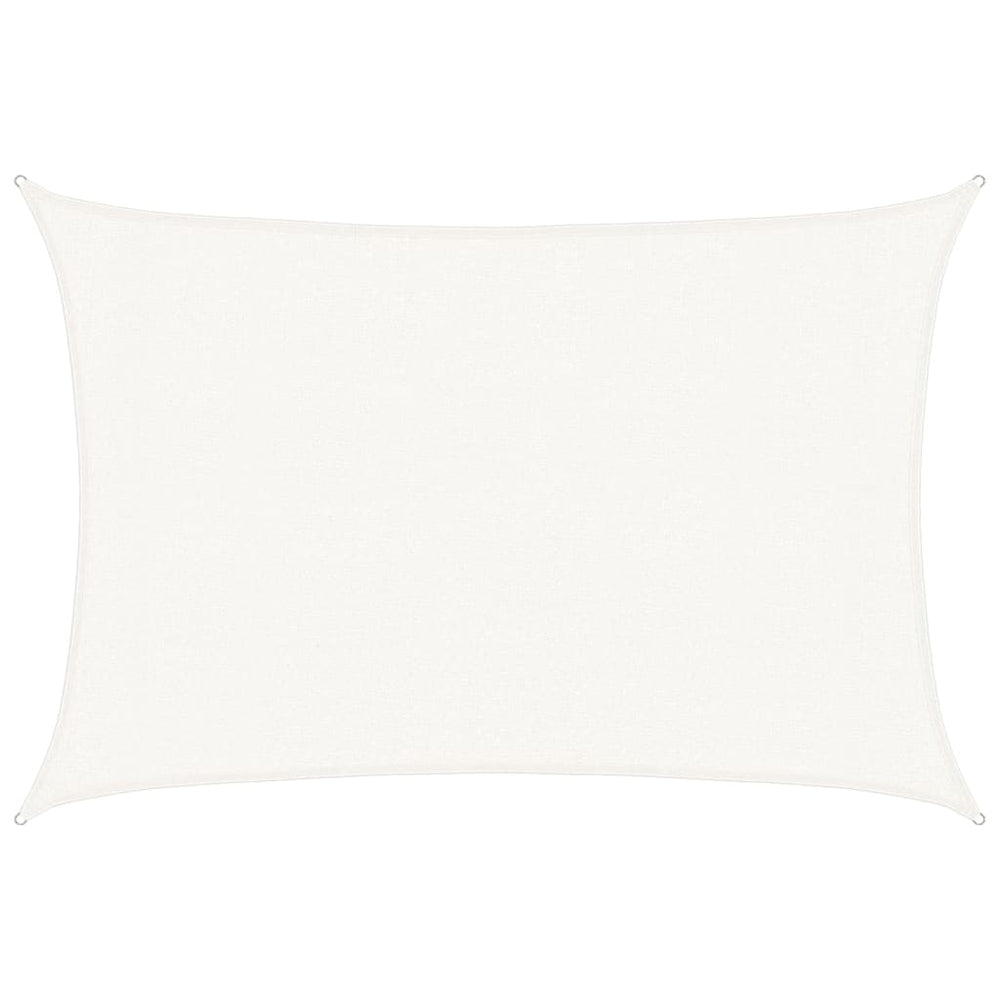 vidaXL HDPE Sun Shade Sail 160 g/m² White 3x5 m