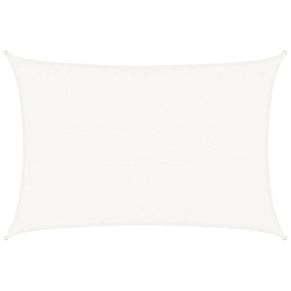 vidaXL HDPE Sun Shade Sail 160 g/m² White 3.5x4.5 m